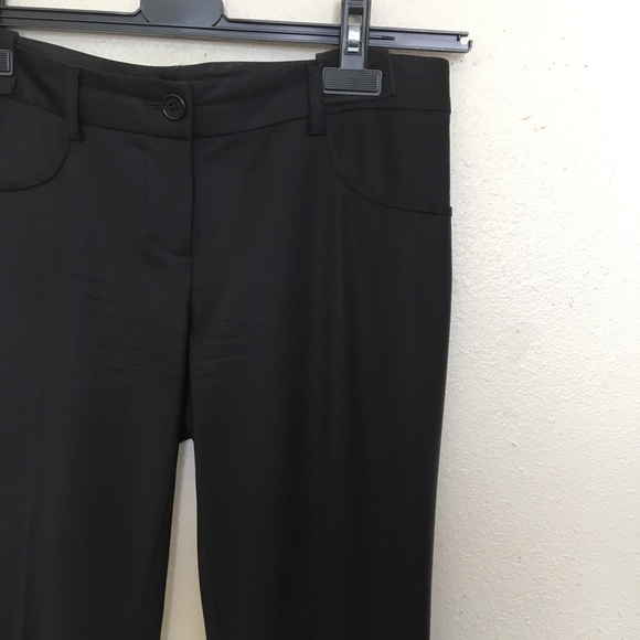 BCBG MAXAZRIA Sheen black slacks - Picture 2 of 5